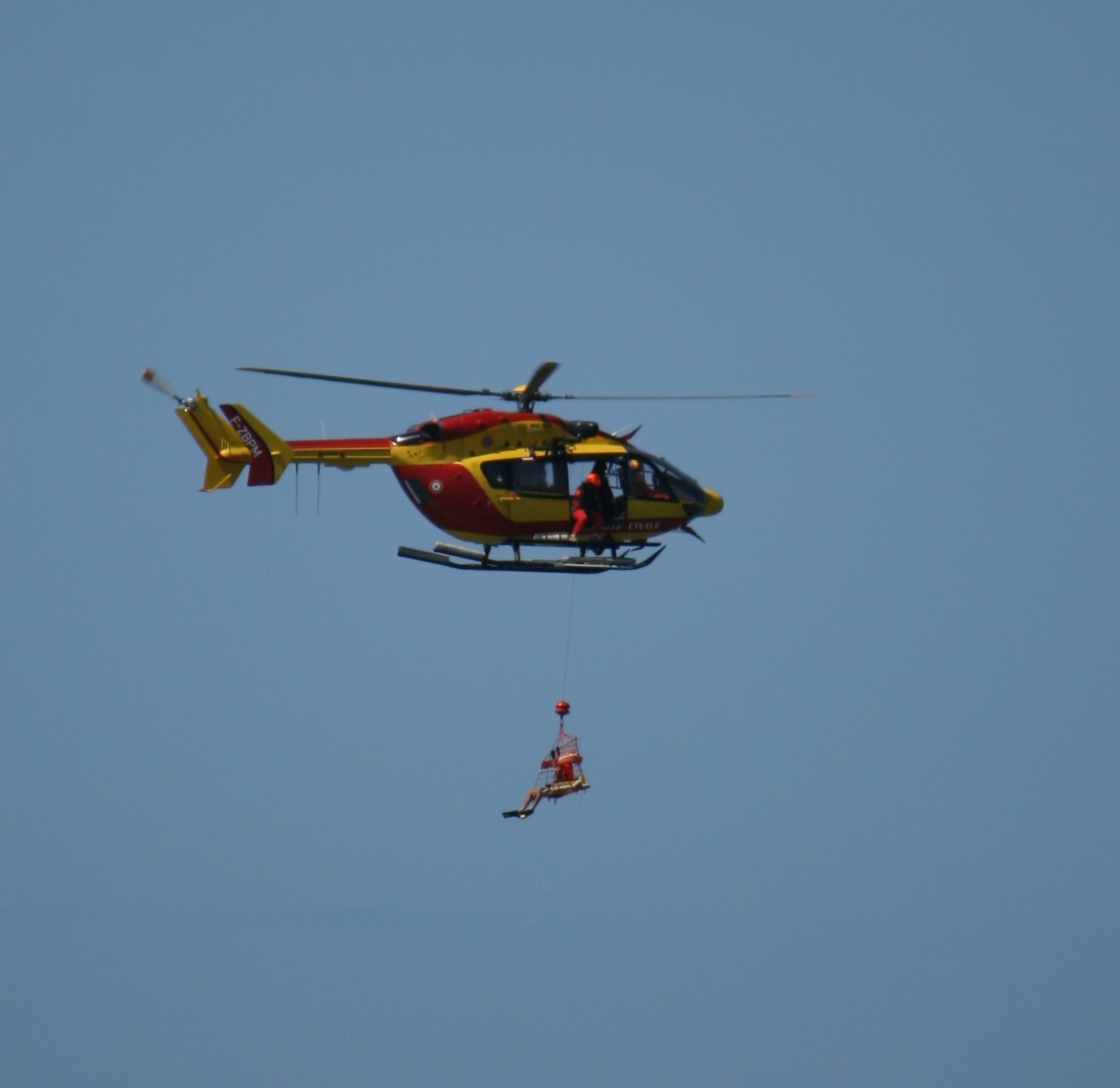 Seenotrettung mit Helikopter, Quelle: M. Wölfer